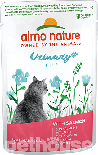 Almo Nature Holistic Functional Cat Urinary Help з лососем для котів, пауч