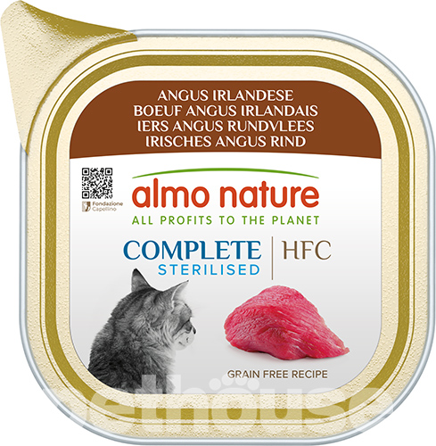 Almo Nature HFC Cat Complete Sterilised с ирландской говядиной для кошек