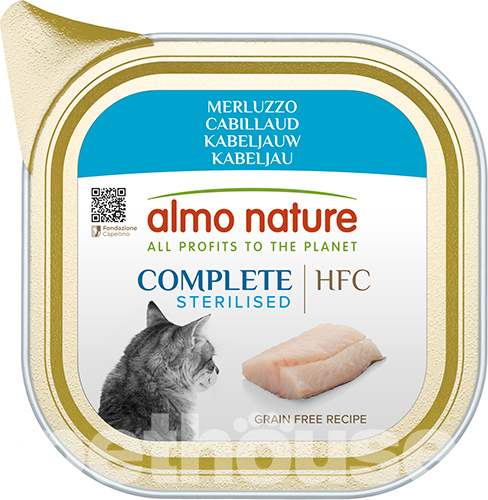 Almo Nature HFC Cat Complete Sterilised с треской для кошек