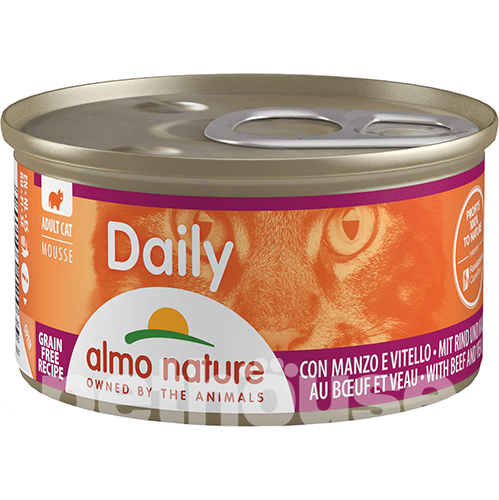Almo Nature Daily Cat Мус із яловичиною та телятиною для котів