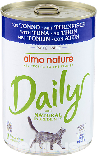 Almo Nature Daily Cat Cans з тунцем для котів