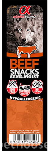 Alpha Spirit Beef Snacks - ласощі з яловичиною для собак