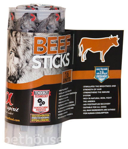Alpha Spirit Beef Sticks - палочки с говядиной для собак