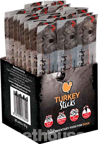 Alpha Spirit Dog Turkey Sticks Палички з індичкою для собак