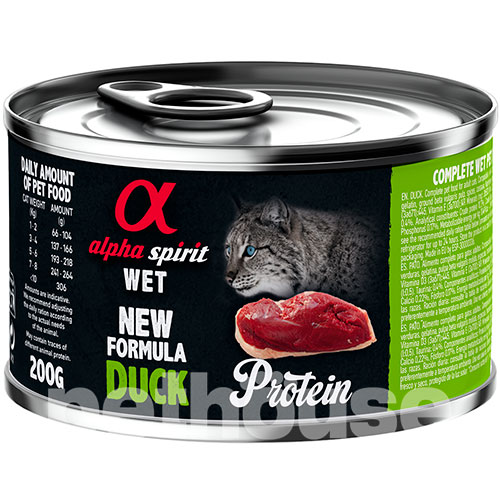 Alpha Spirit Cat Adult Duck Cans