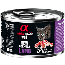 Alpha Spirit Cat Adult Lamb Cans