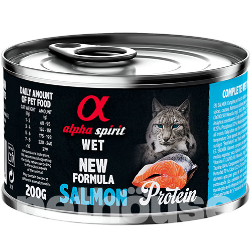 Alpha Spirit Cat Adult Salmon Cans