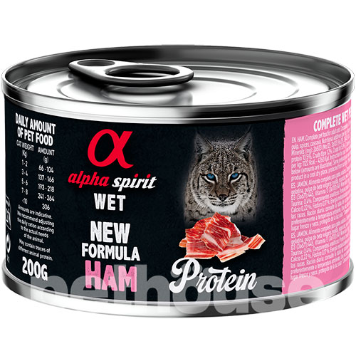 Alpha Spirit Cat Adult Ham Cans