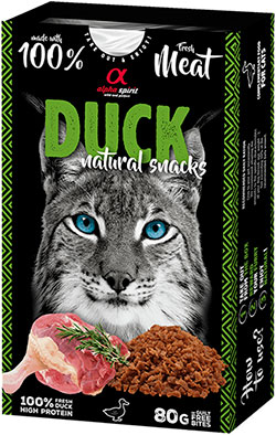 Alpha Spirit Cat Natural Snack Duck Ласощі з качкою для котів