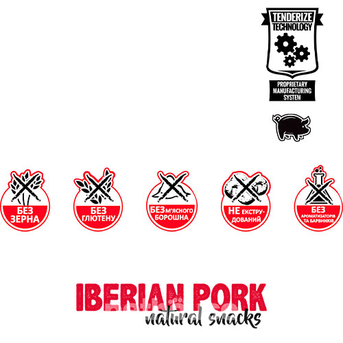 Alpha Spirit Cat Natural Snack Iberian Pork Лакомство с иберийской свининой для кошек