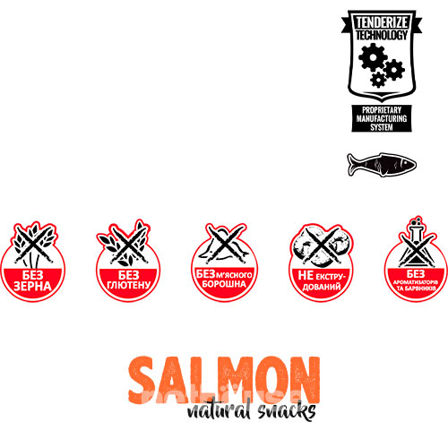 Alpha Spirit Cat Natural Snack Salmon Ласощі з лососем для котів