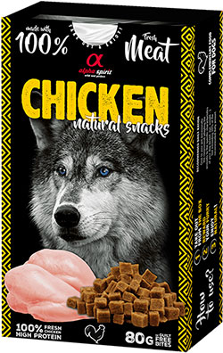 Alpha Spirit Dog Natural Snack Chicken Ласощі з куркою для собак