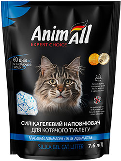 AnimAll "Кристали аквамарина" - силікагелевий наповнювач