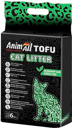 AnimAll Tofu Наповнювач соєвий, з ароматом зеленого чаю