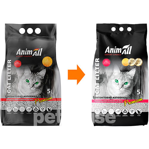 AnimAll Наповнювач бентонітовий, білий, без аромату