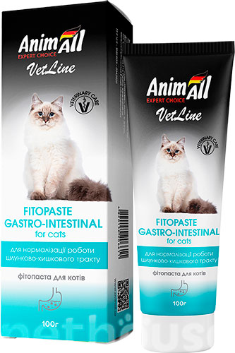 AnimAll VetLine Фитопаста для улучшения пищеварения у кошек