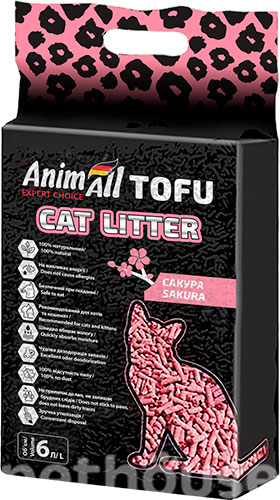 AnimAll Tofu Наполнитель соевый, с ароматом сакуры