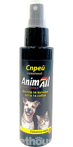 AnimAll Гігієнічний спрей-лосьйон для догляду за вухами у собак і котів