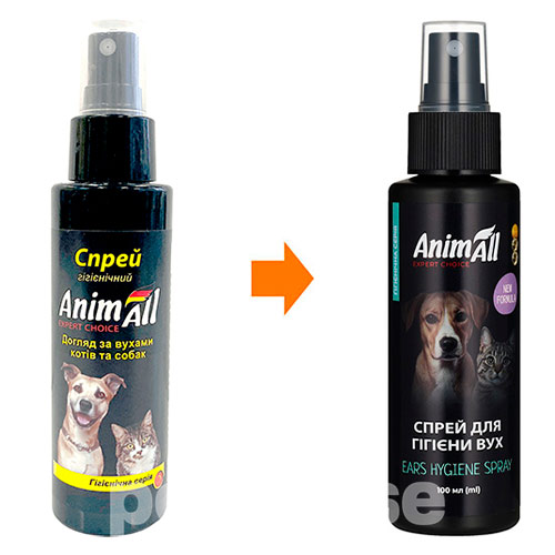 AnimAll Гігієнічний спрей-лосьйон для догляду за вухами у собак і котів