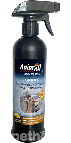 AnimAll Clean Home Спрей-знищувач запахів та плям, з ароматом кориці та апельсина