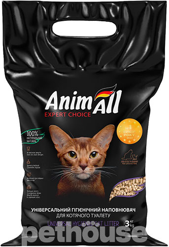 AnimAll Наполнитель из отрубей для кошачьего туалета