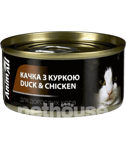 AnimAll Утка с курицей для кошек