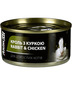 AnimAll Кролик з куркою для котів