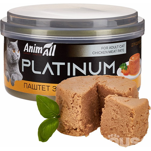 AnimAll Platinum Нежный паштет из курицы для кошек