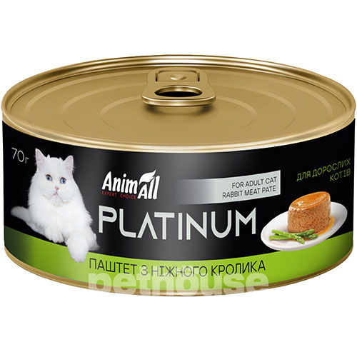 AnimAll Platinum Ніжний паштет із кролика для котів