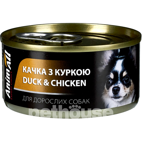AnimAll Утка с курицей в нежном желе для собак