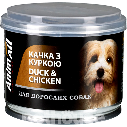 AnimAll Утка с курицей в нежном желе для собак