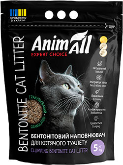 AnimAll Наповнювач бентонітовий, гранульований
