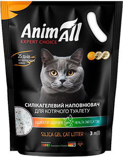 AnimAll Наповнювач силікагелевий з індикатором pH