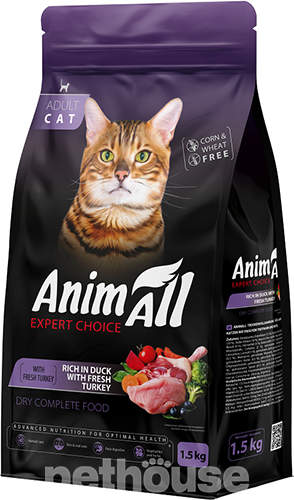 AnimAll зі свіжою індичкою та качкою для котів