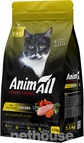 AnimAll со свежей курицей для кошек