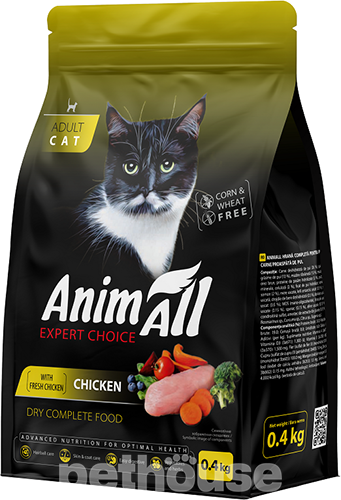 AnimAll со свежей курицей для кошек
