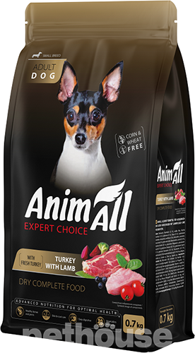AnimAll со свежей индейкой и ягненком для собак малых пород