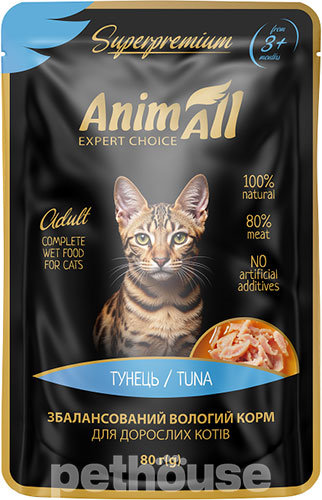 AnimAll Тунец для кошек, пауч AnimAll Тунец для кошек, пауч