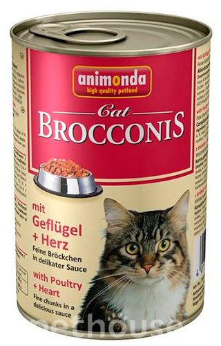 Animonda Brocconis для котів, з птицею та серцем