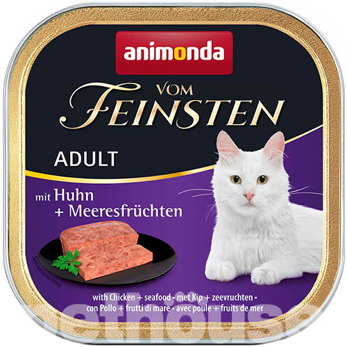 Animonda Vom Feinsten для котів, з куркою та морепродуктами