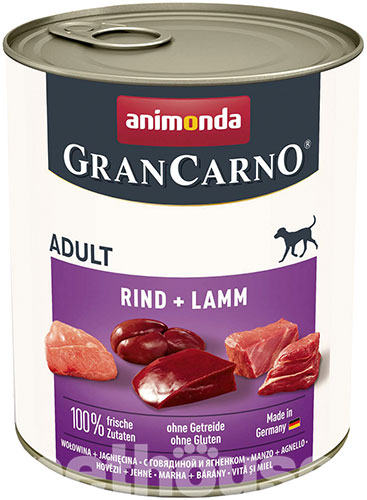 Animonda Gran Carno для собак, з яловичиною та ягням, фото 2
