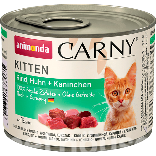 Animonda Carny для кошенят, з яловичиною, куркою та кроликом, фото 2