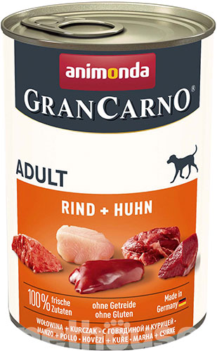 Animonda GranCarno для собак, з яловичиною та куркою