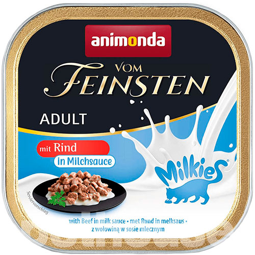 Animonda Vom Feinsten для кошек, с говядиной в молочном соусе