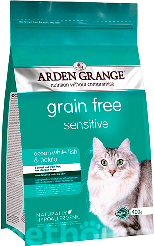 Arden Grange Adult Cat Sensitive Ocean White Fish & Potato