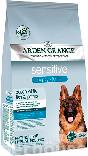 Arden Grange Sensitive Puppy/Junior Ocean White Fish & Potato