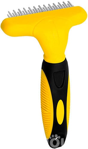 Barksi Расческа-грабли для кошек и собак, двухрядные