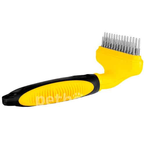 Barksi Расческа-грабли для кошек и собак, двухрядные