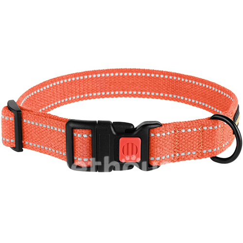 Barksi Нашийник брезентовий для собак, помаранчевий
