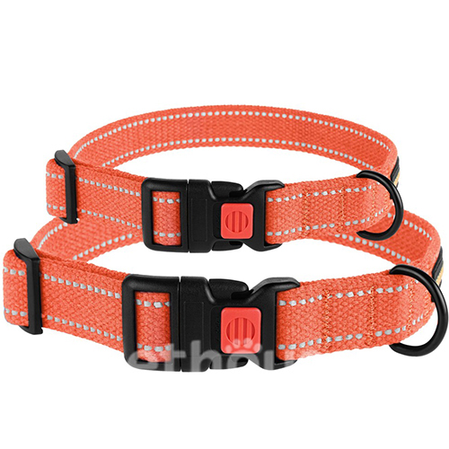 Barksi Нашийник брезентовий для собак, помаранчевий